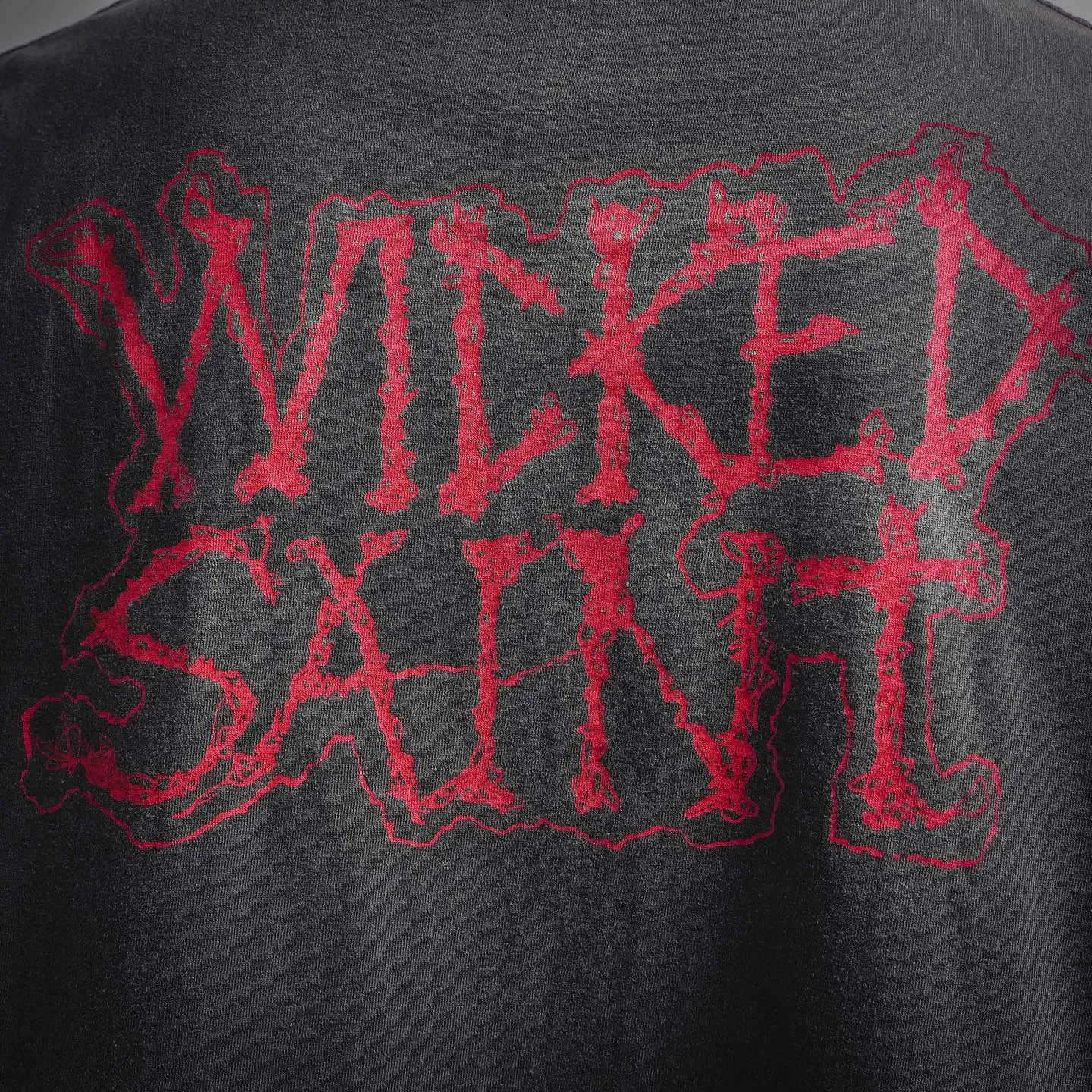 170 SAINT MICHAEL 100% 16 G 100% 1*1 White Retro SIZE：S M L XL